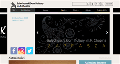 Desktop Screenshot of dk-sulechow.com