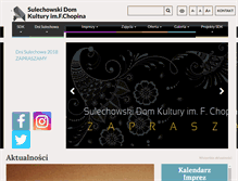 Tablet Screenshot of dk-sulechow.com
